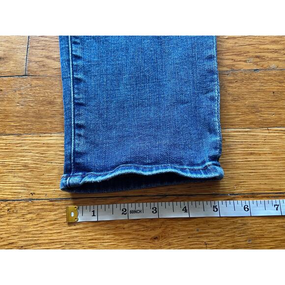 ABERCROMBIE & FITCH 'The Super Skinny Mid Rise' Distressed Jeans sz 12w/31 - Picture 12 of 12